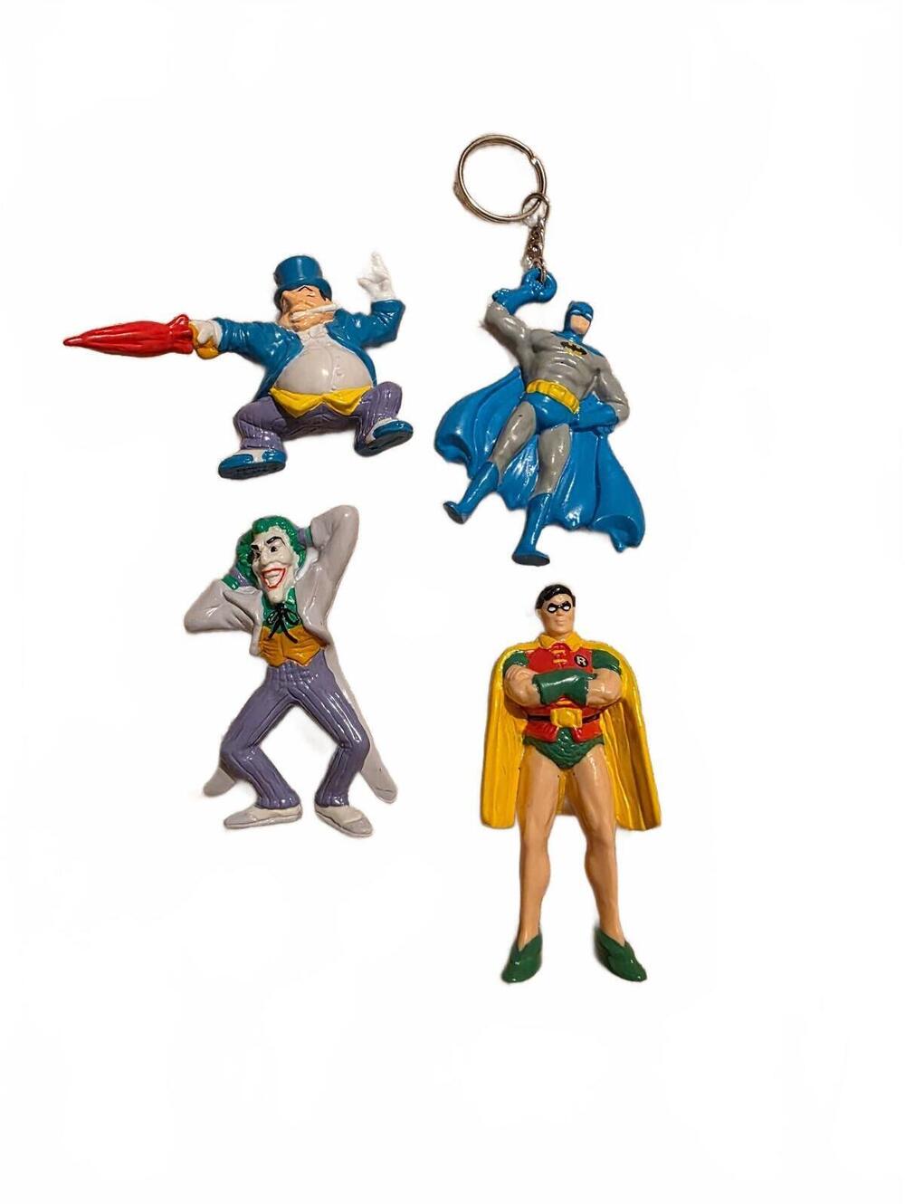 Vintage 1989 Applause DC Comics Batman Action Figure Set